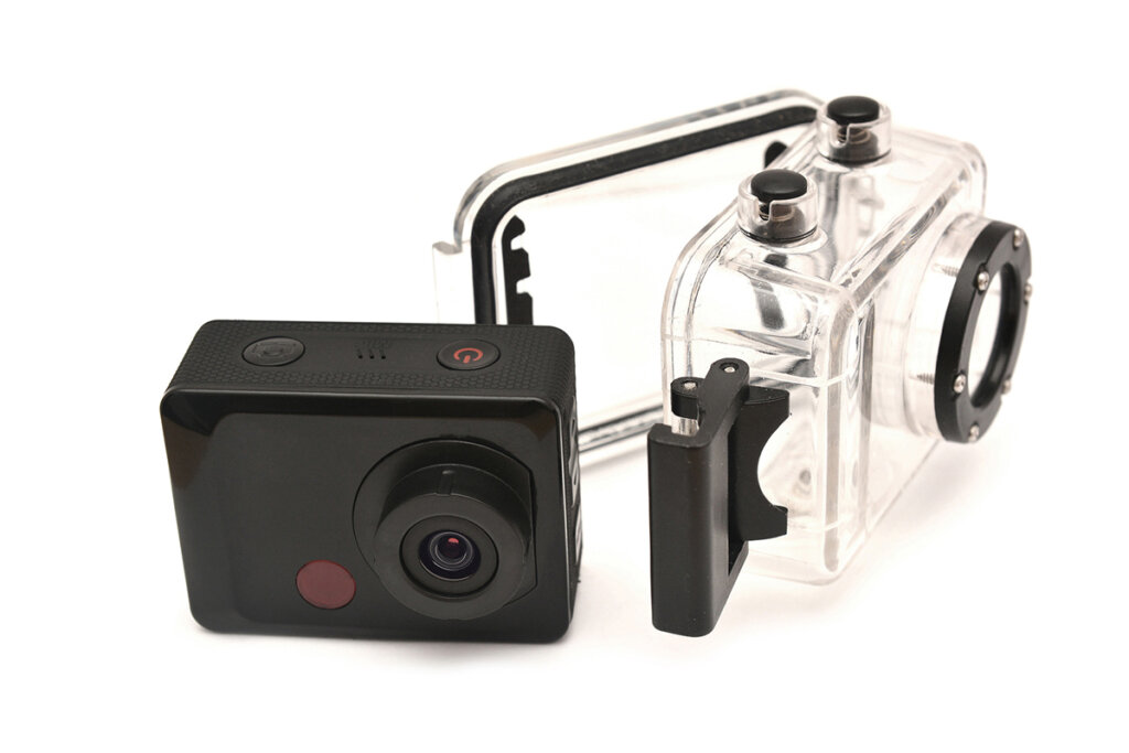 action cam transparente