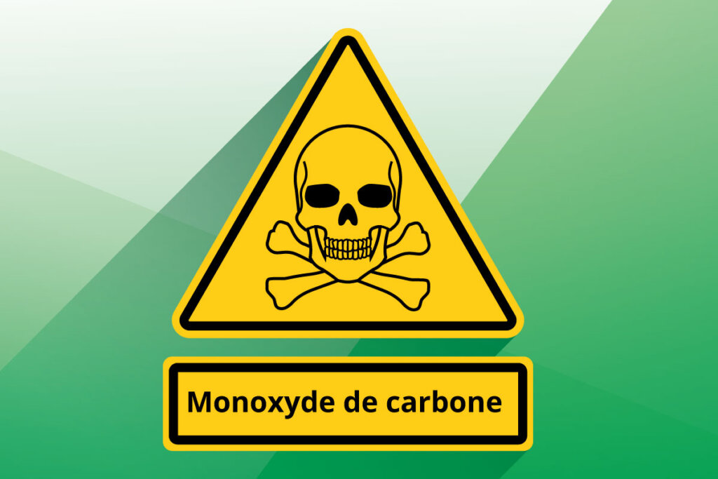 panneau d'avertissement de monoxyde de carbone