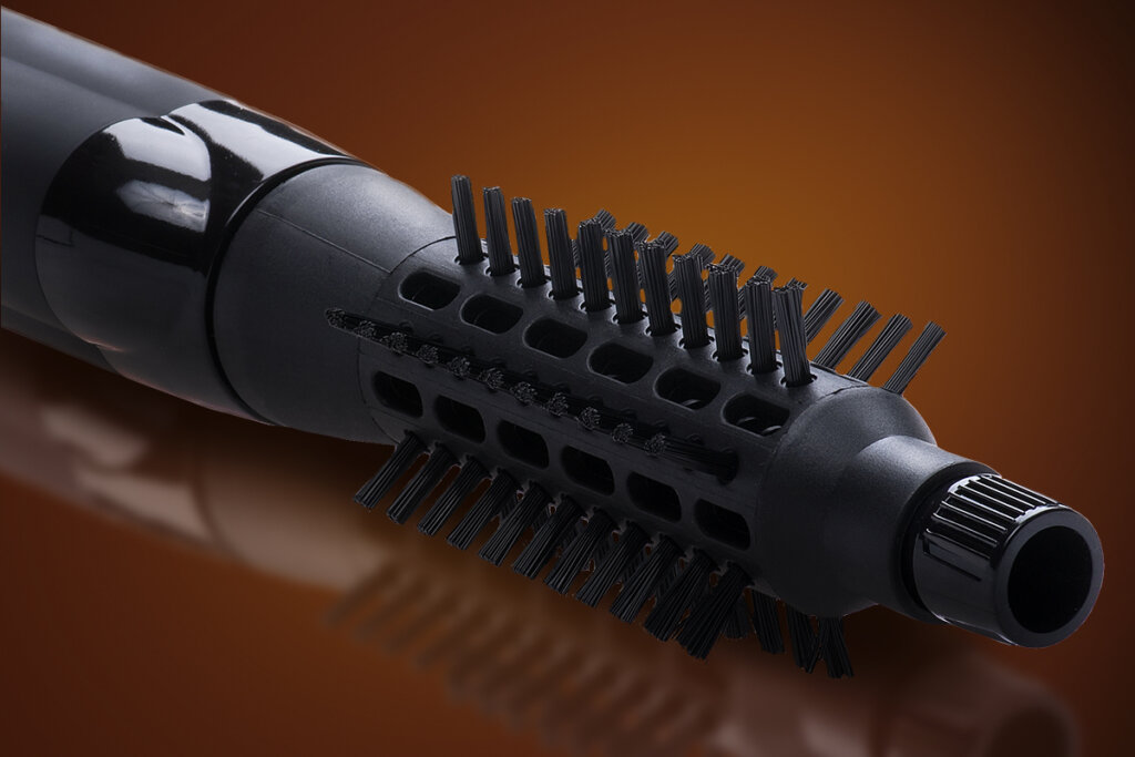 Brosses noires pour sèche-cheveux