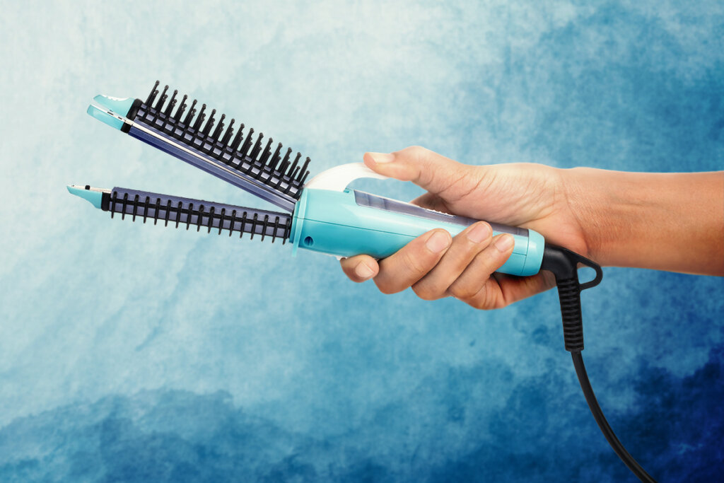 Brosse pour sèche-cheveux avec fonction de lissage