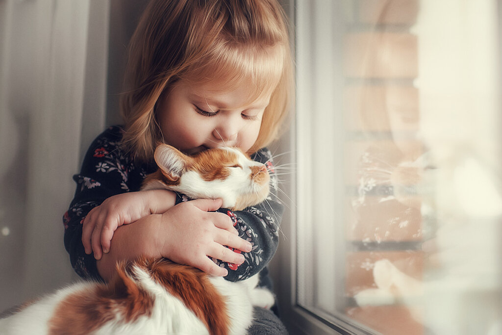 petite_fille_avec_un_chat_devant_la_fenetre